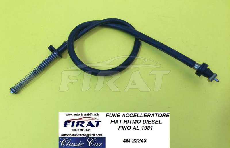 FUNE ACCELLERATORE FIAT RITMO D. (22243)